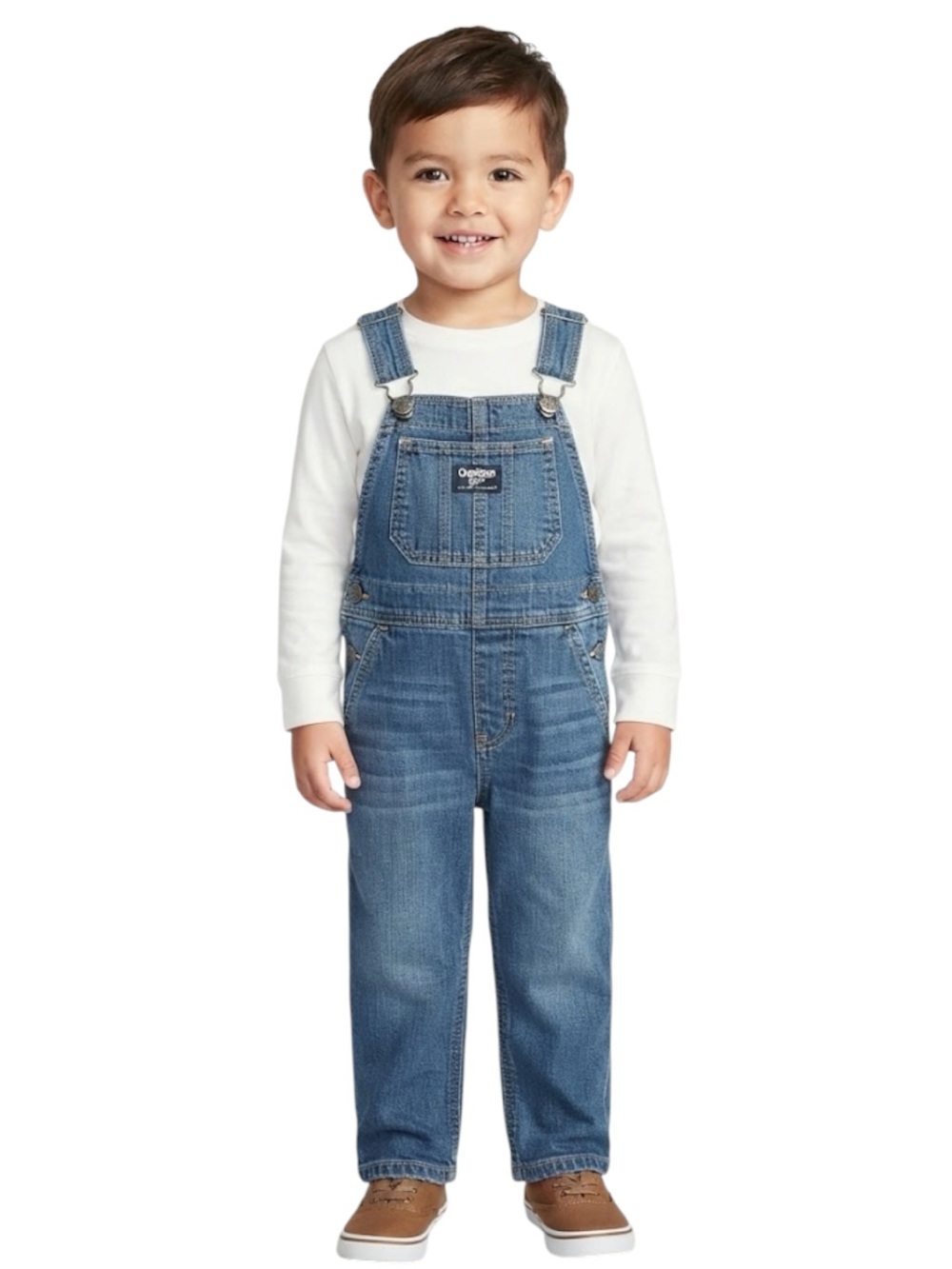 OSHKOSH BGOSH Denim Overalls Jean Blue Western Preppy Heritage Toddler 2T